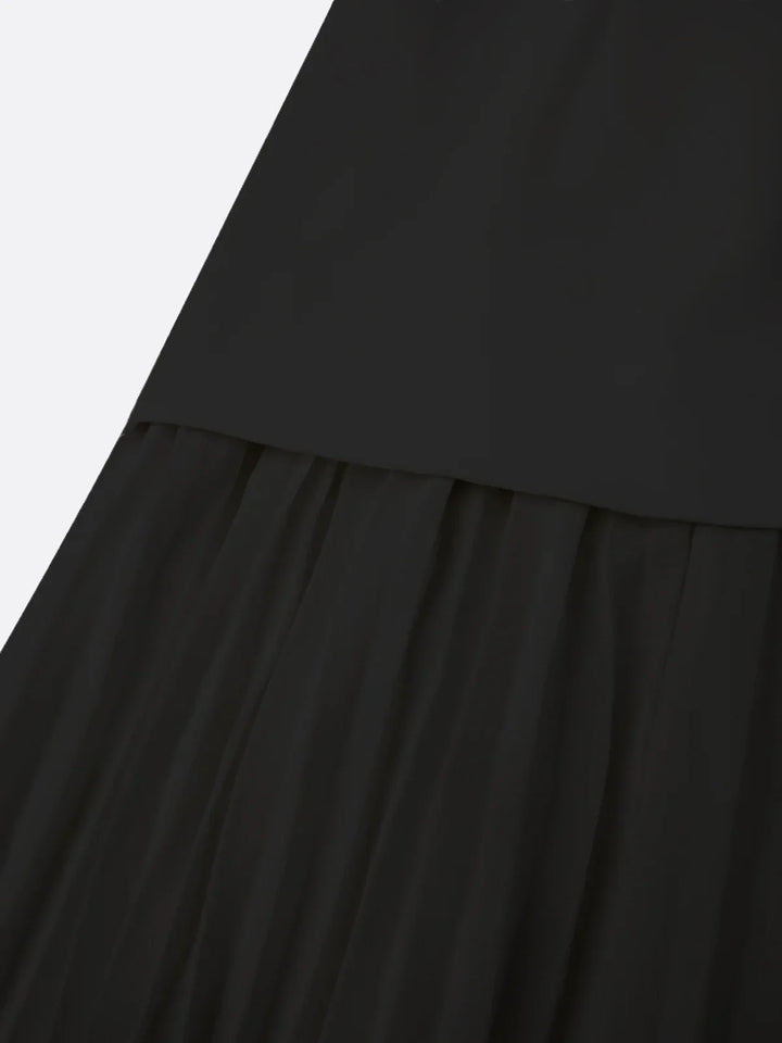 Molly | Rochie lungă plisată