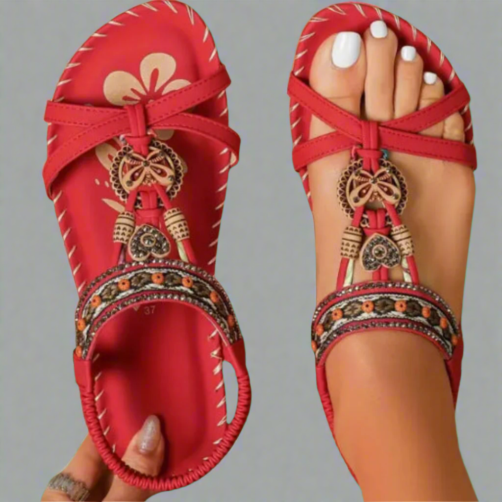 Corinna | Sandale de vară handmade din materiale premium