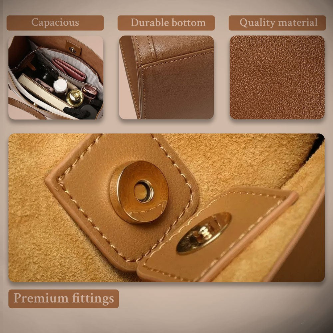 Talia | Geantă de mână de lux din piele moale