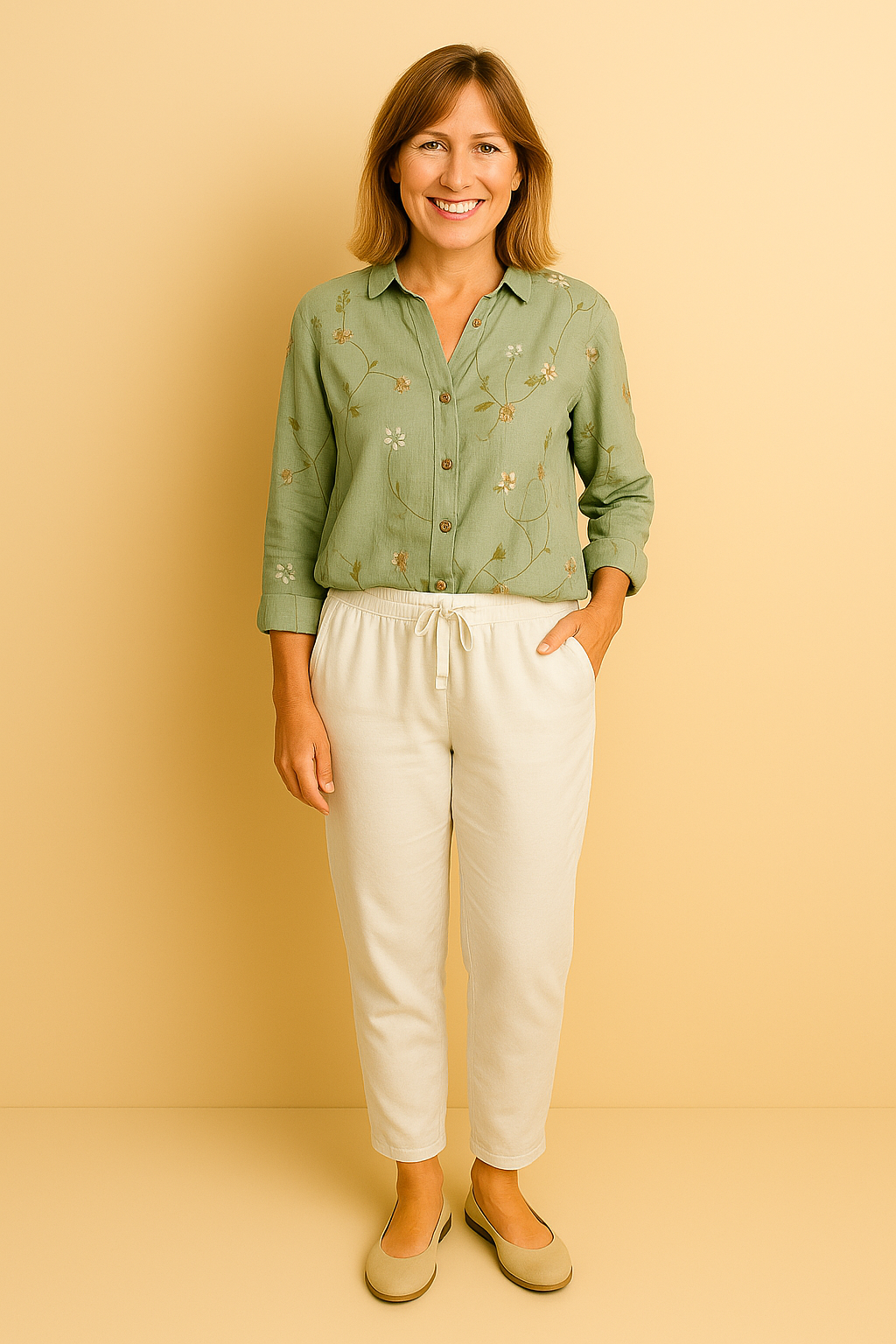 Avril | Bluză rafinată cu imprimeuri playful