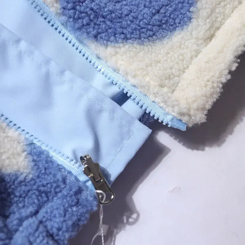 Camila | Jachetă reversibilă cu inimioare