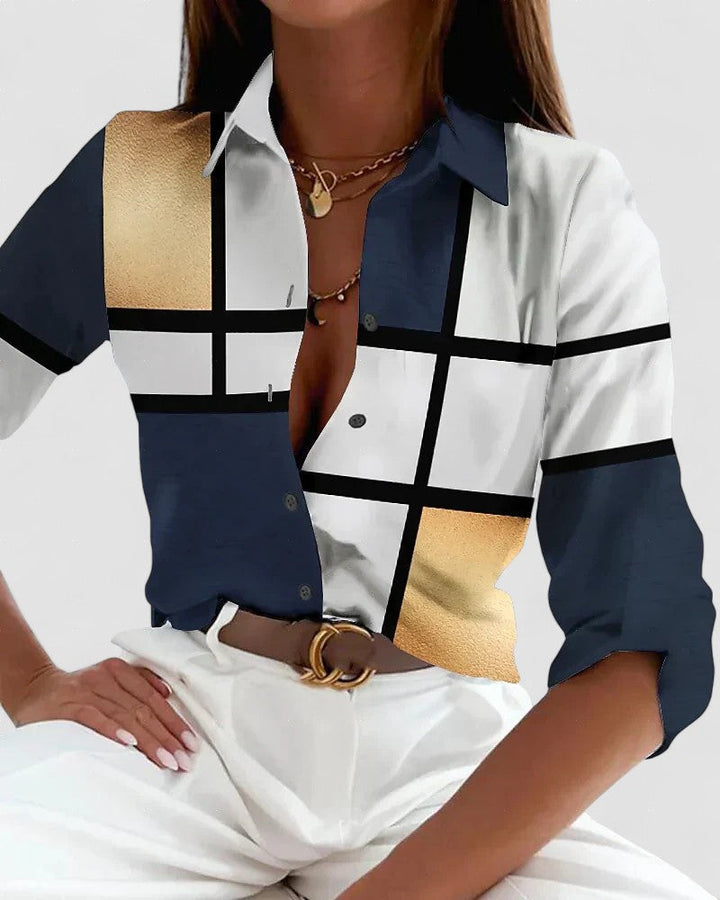 Viola | Bluză cu design contemporan