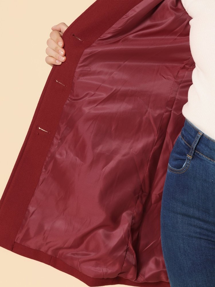 Stefenia - Palton De Iarnă Cu Nasturi